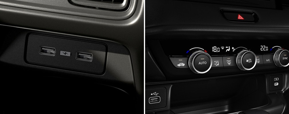 HR-V — PUERTOS USB