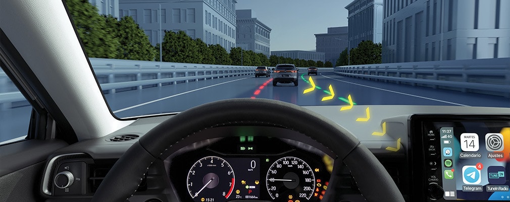 HR-V — SISTEMA DE ASISTENCIA PARA MANTENERSE EN EL CARRIL (LKAS)
